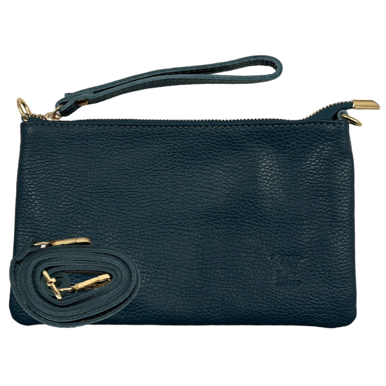 Pochette on sale verde petrolio